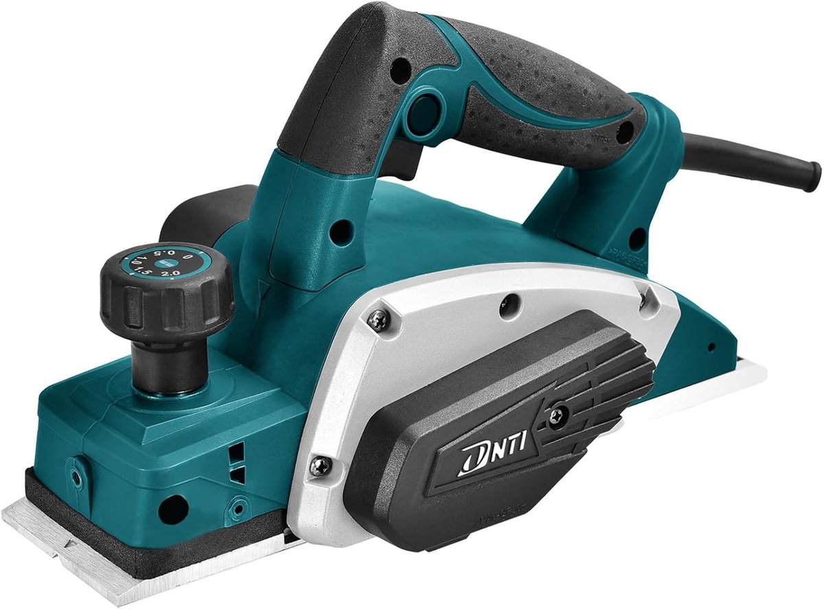 Thijox - Elektrische Schaafmachine met Snoer 620W - Handschaafmachine 82mm - Perfect voor Doe-Het-Zelf en Timmerwerk - 230V