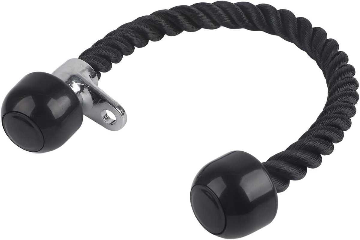 Tricep Touw voor Krachttraining - Fitness Accessoire voor Spieropbouw, Triceps en Biceps, 70 cm Lang