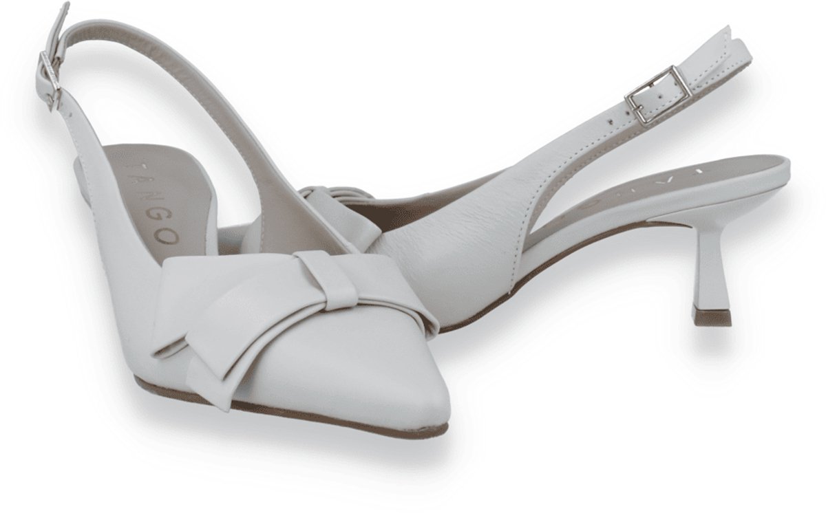 Tango Dames Slingback Noss 1-b Leather | Off White | Maat: 40