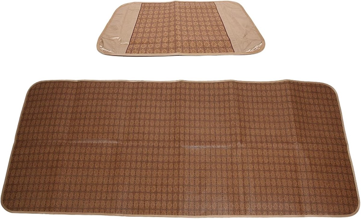 Bamboemat voor Bed - Vouwbare Polyester Zomermat, Koel Kussen voor Thuis, School en Studentenhuis