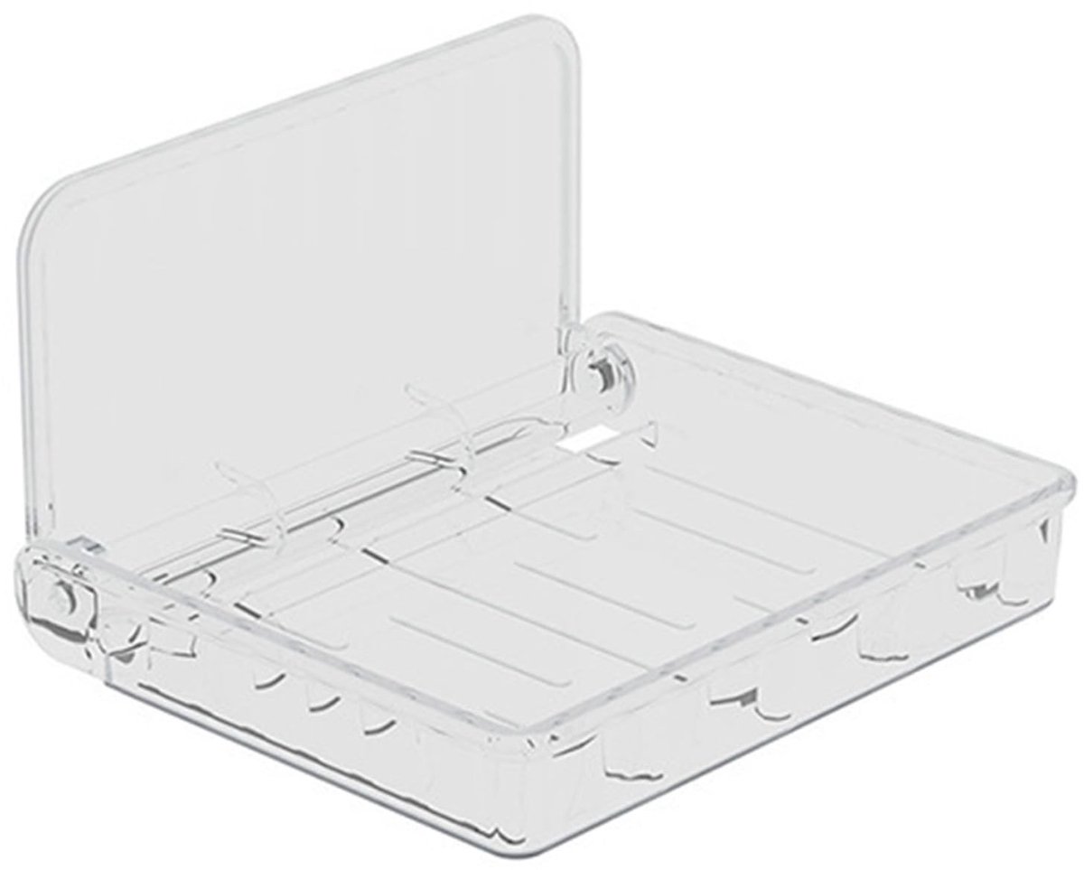 Dailygoods- Opvouwbare Plank - Waterdichte Wandplank - Zelfklevend Wandrek - Organizer voor Badkamer/Keuken - Transparant PET - Veiligheidswaarschuwing bij installatie