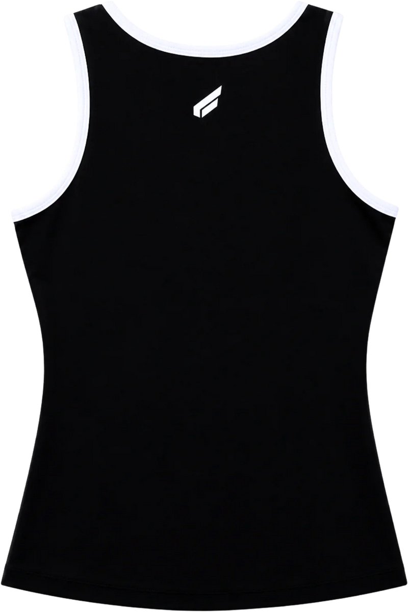 Gabriq Performance Sporttop Dames Zwart – High Support – Sneldrogend & Ademend – Padel, Tennis & Fitness