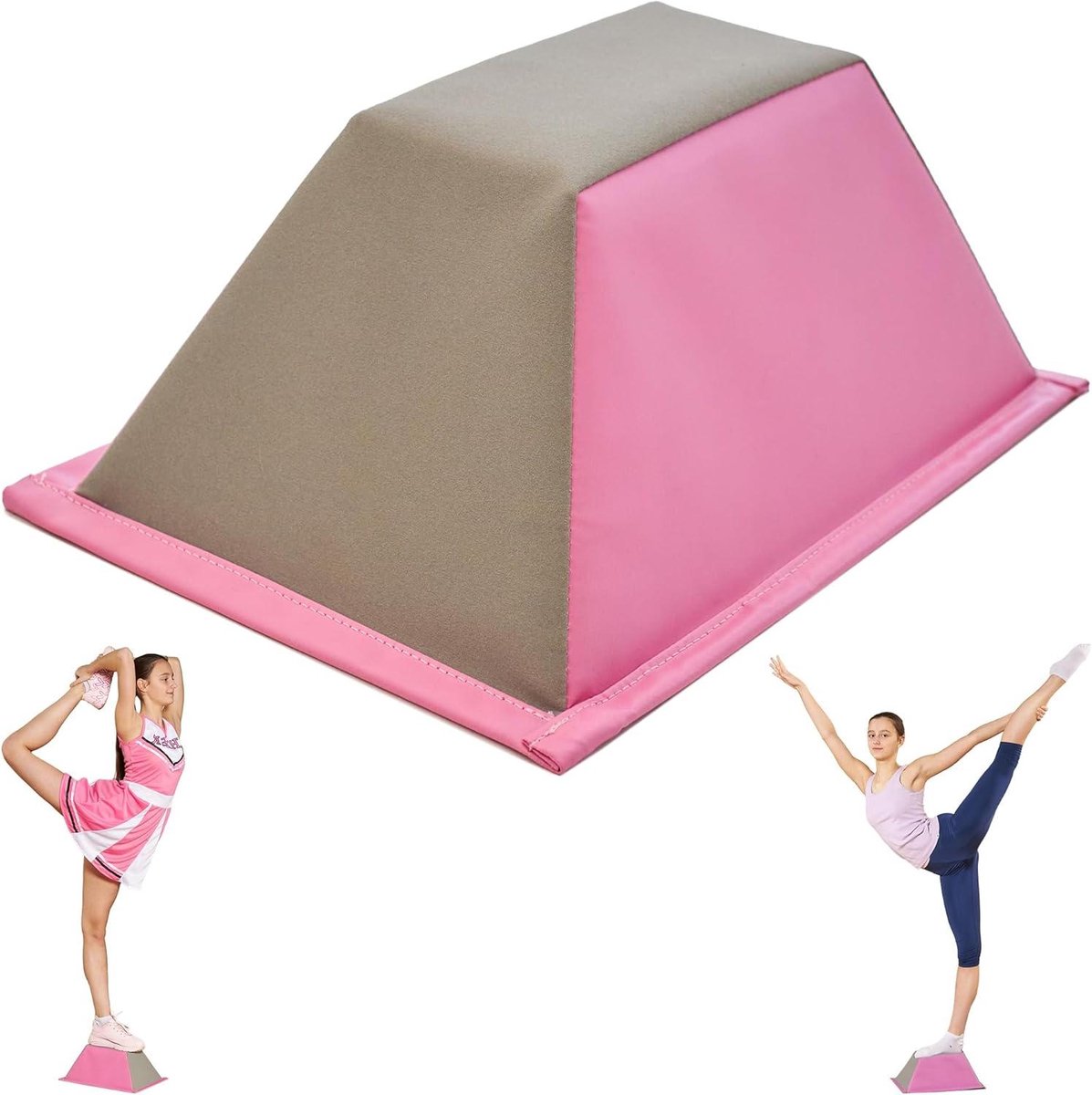 Stunt Trainer - Balans Standaard - Cheer Training - Veilig Oefenen - Draagbaar Ontwerp - Roze
