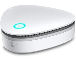 Purificateur d'air - Purificateur d'air à l'ozone portable - Rafraîchisseur de réfrigérateur - Blanc - Désodorisant rechargeable par USB - Purification de l'air - Désinfection de voiture - Armoire - Mini purificateur d'air