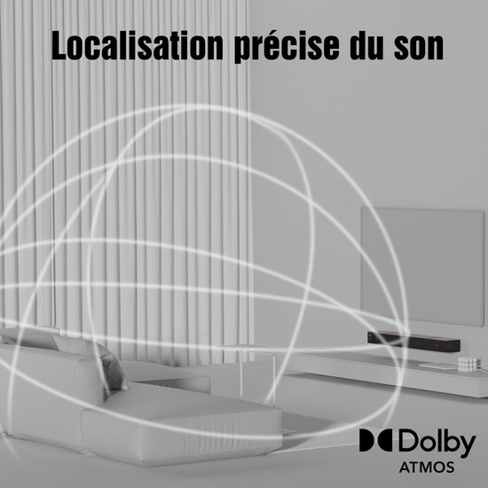 Hout Soundbar - Home Audio - Film Avond - Dolby Atmos - 84 cm - Houtkleur — afbeelding 3