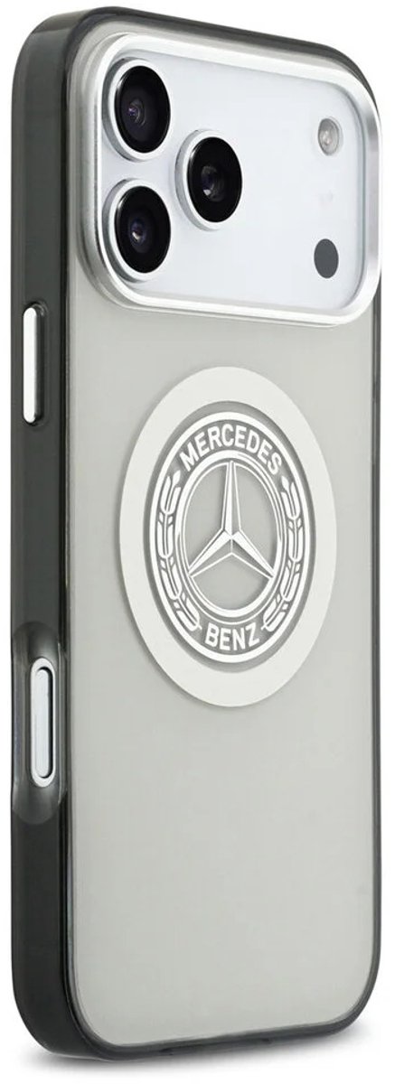 Mercedes-Benz Back Cover - iPhone 17 Pro Max - Grijs - Magsafe - Schokabsorberend - Vintage Logo van Merkloos — afbeelding 2