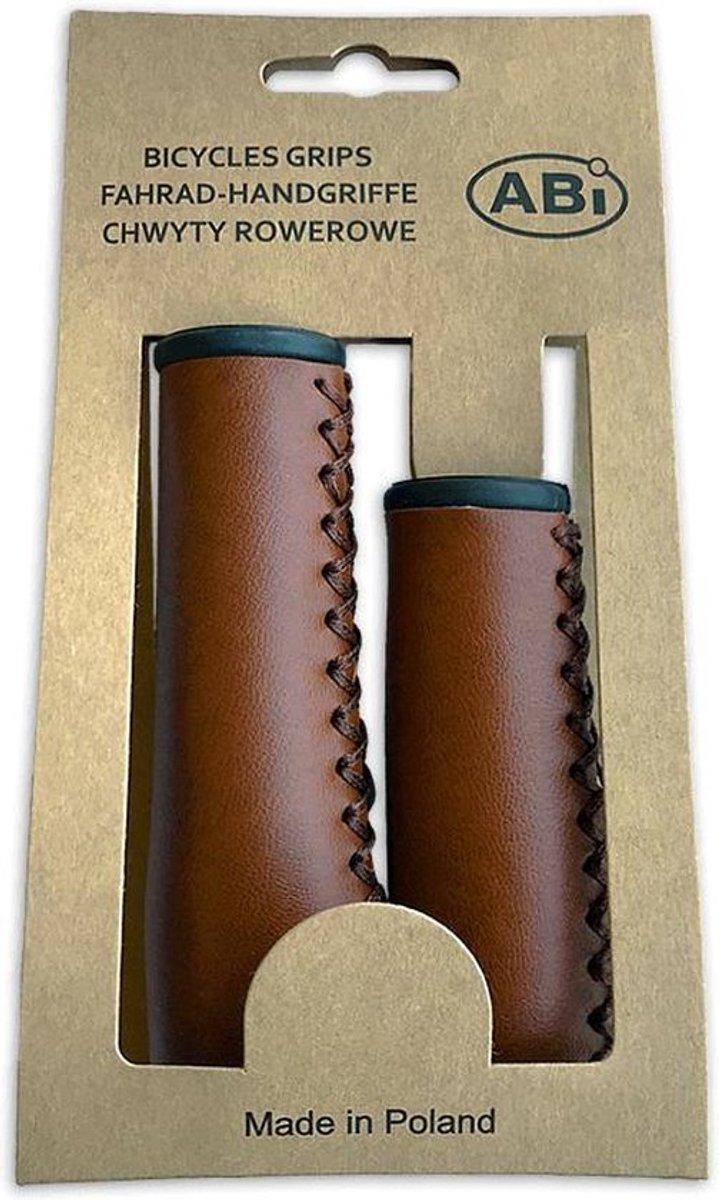 Prachtige fiets handvatten bruin 95mm en 125mm, business & cool