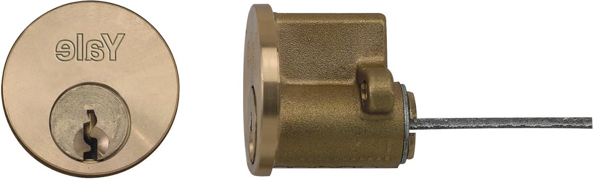 Vervangende Slotcilinder - Velg Cilinder - Deur Beveiligen - Toegang Eén Kant - 4 Sleutels - Messing