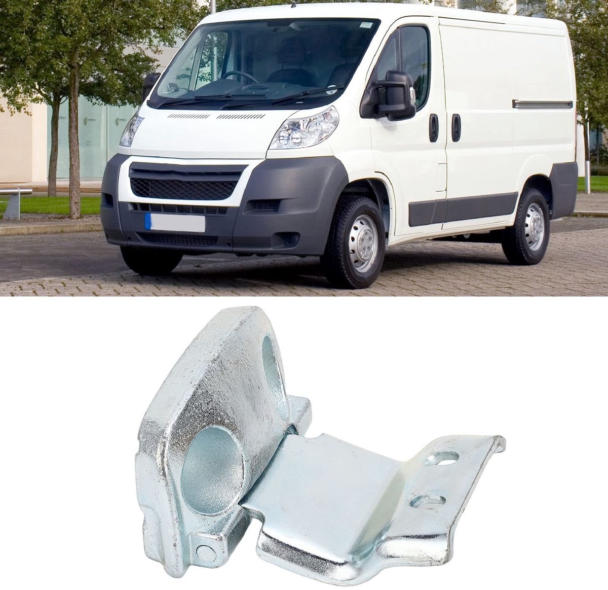 Dailygoods- Deurscharnier Vervangend Metaal - Duurzaam - Auto-deurscharnier - Voor Boxer - Compatibel met 1388883080 - Hoogwaardige Kwaliteit - Autoscharnier