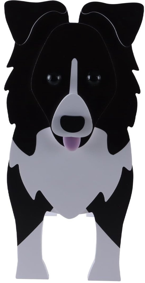 Dailygoods- Bloempot Hondenstijl - Decoratie Buiten - Plantenbak - Dierenbloempot - PVC Materiaal - Afwateringsgat