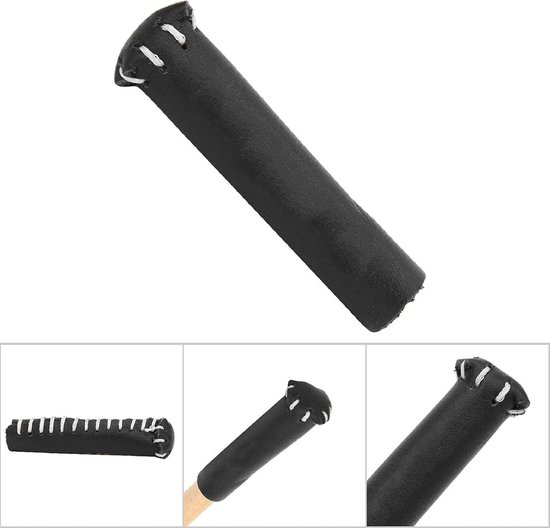 Duurzame leren bescherming voor biljartkeu, snooker tip cover, accessoires voor biljart en snooker. — afbeelding 4