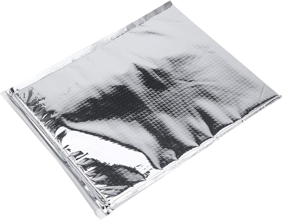 Set van 5 Isolerende Tassen voor Voedselopslag - Waterdichte Thermische Koeltas en Lunchzakken in Aluminiumfolie