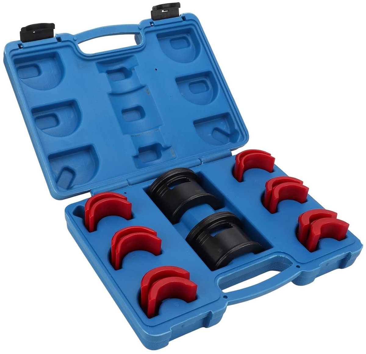 Fork Seal Driver Set voor Motorfietsen en Fietsen, 35-50 mm Installatietool van Koolstofstaal voor Voorvorkafdichtingen en Onderhoud