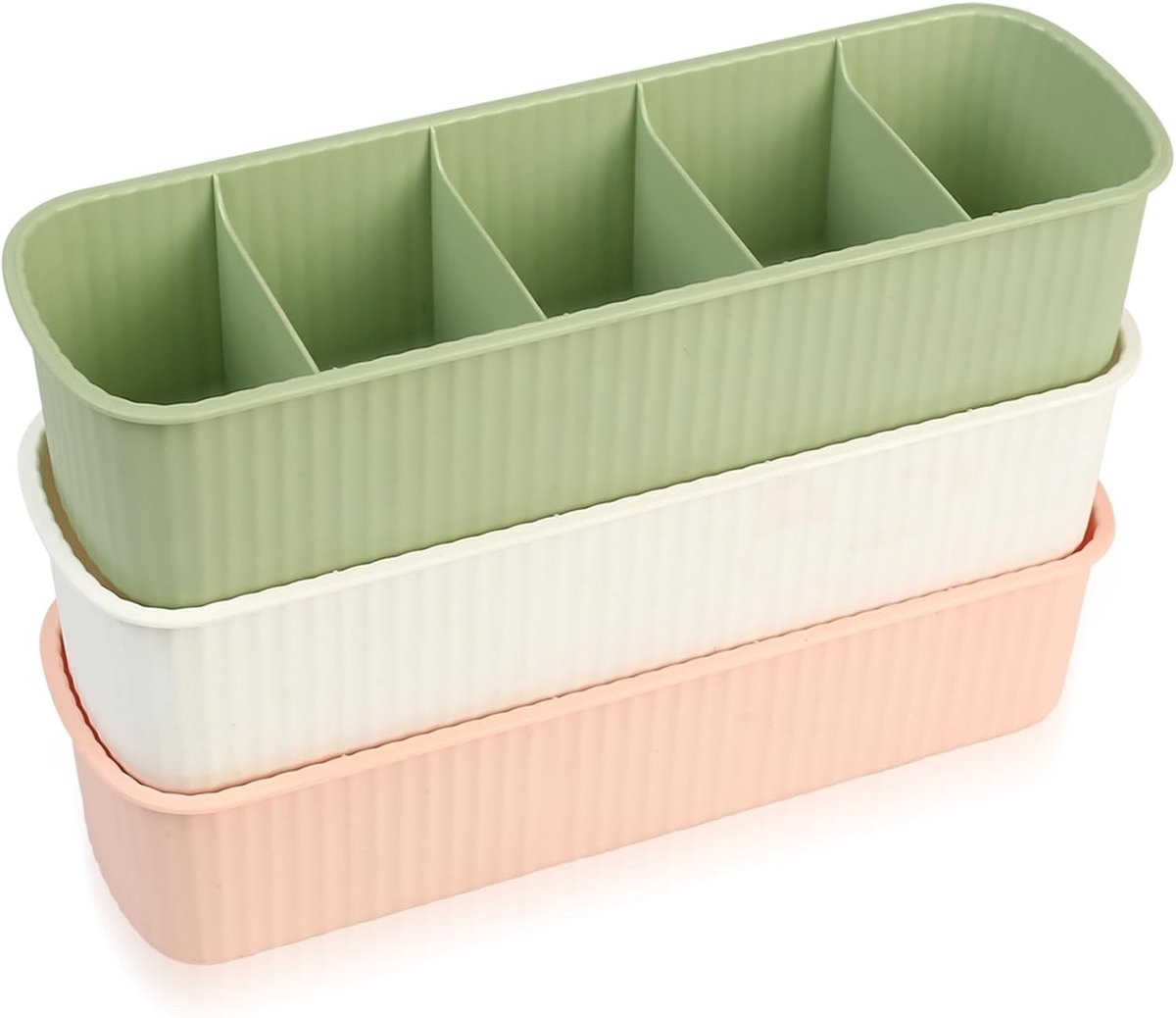 Sokken en Ondergoed Opbergdozen, 3 Stuks Organizers voor Kledingkast, Ladeverdeler voor Bh's, Sokken en Onderbroeken, Thuisgebruik