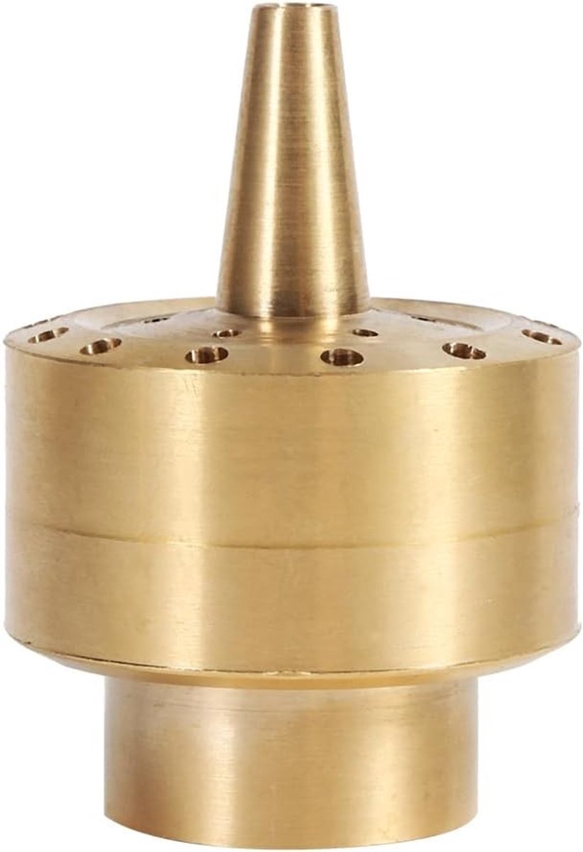 Fountain Sprayer Kop voor Tuin en Vijver, Koper Waterdouche Nozzle voor 1/4", 1/2" en 3/4" Slangen