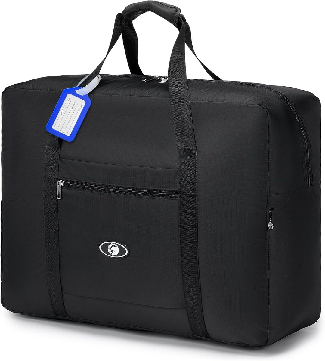 SnelShoppen - Handbagage Tas 55x40x20 cm - Opvouwbare Reistas voor Vliegtuig - Waterdichte Weekendtas - Schoudertas voor Reizen, Kamperen, Vueling, Ry