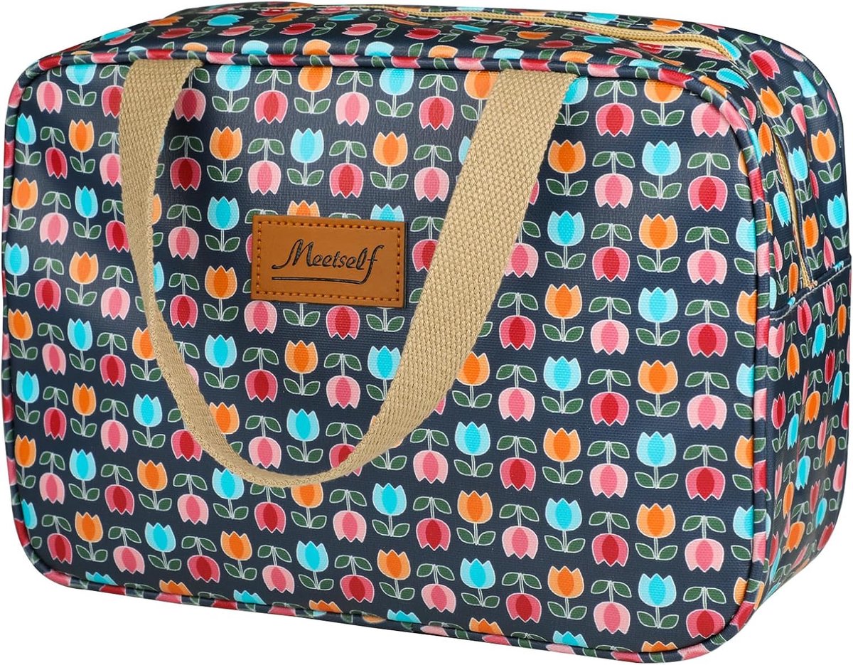 SnelShoppen - Draagbare Make-up Tas Toilettas Met Grote Capaciteit Organizer voor Reisaccessoires, Hangende Badkamer, Opbergtas voor Vrouwen en Meisje