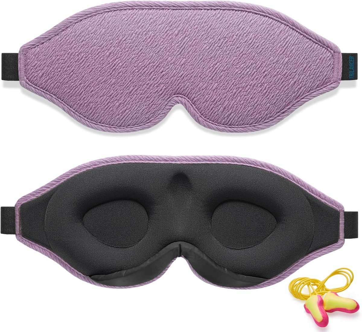 SnelShoppen - 2026 Innovatief Oogmasker voor Mannen en Vrouwen, 100% Lichtdicht Slaapmasker voor Slapen, Nappen, Mediteren en Reizen - Violet, Zacht I