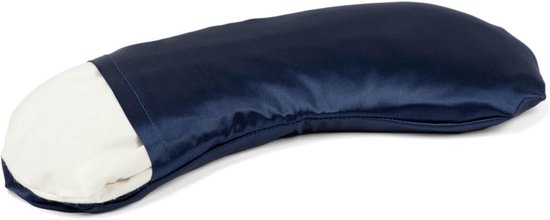 Thijox - Bodhi Aromatherapie Zijde Kussen voor de Ogen, Donkerblauw, Gevuld met Biologische Lavendel en Lijnzaad voor Ontspanning en Meditatie van Thijox — afbeelding 5