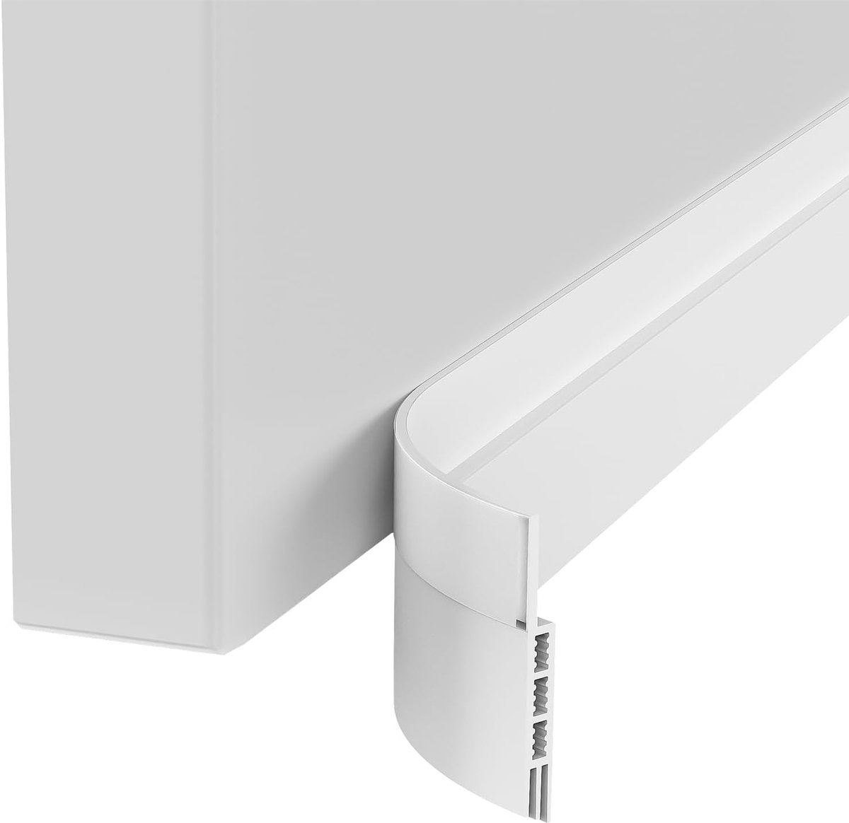 SnelShoppen - Witte Deur Tochtstrip - Zelfklevend Geluidsdichte Deurafdichting - Koudebescherming Raam Tochtstrip 100 cm x 5 cm - Perfect voor Thuis,