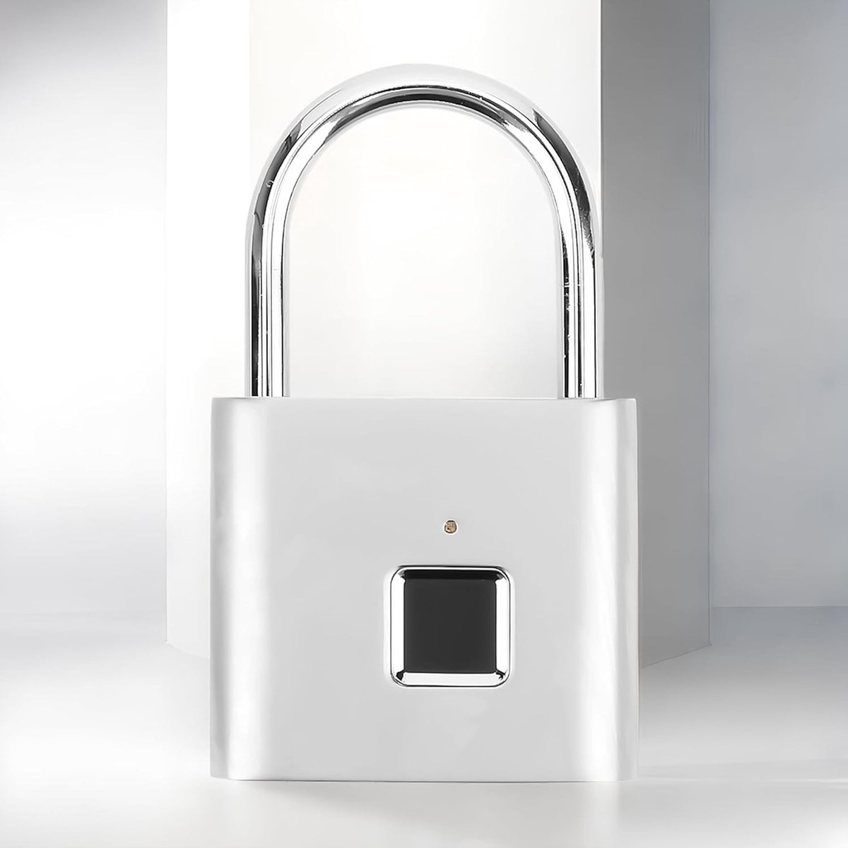 Slimme Vingerafdruk Hangslot met USB Oplaadbare Beveiliging, LED Indicator, Laag Batterij Alarm en Snelle Oplading voor Sportlockers, Opslagruimtes en Koffers