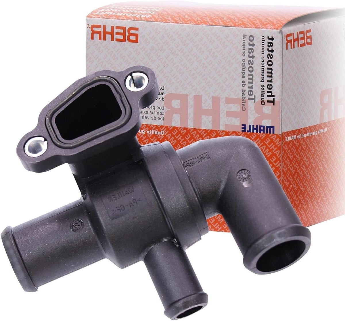 Motor Thermostaat - Koelvloeistof Klep - Motor Temperatuur Reguleren - Originele Onderdeel Specificatie - Standaard Afmetingen - Zilverkleurig