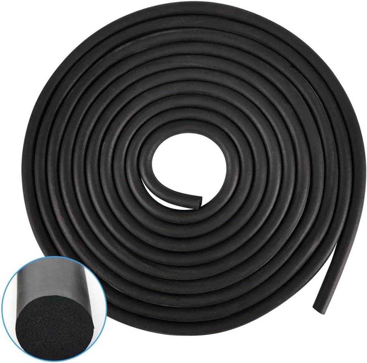Rond snoer - Voegkoord afdichting - Voegen vullen - Duurzaam EPDM materiaal - 5 meter 10 mm - Zwart
