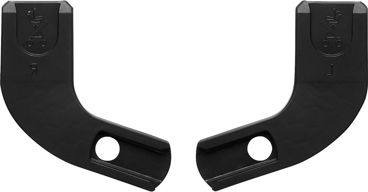 Autostoel Adapter - Babyvervoer - Flexibel Reizen - Veilige Bevestiging - 2 Stuks - Zwart