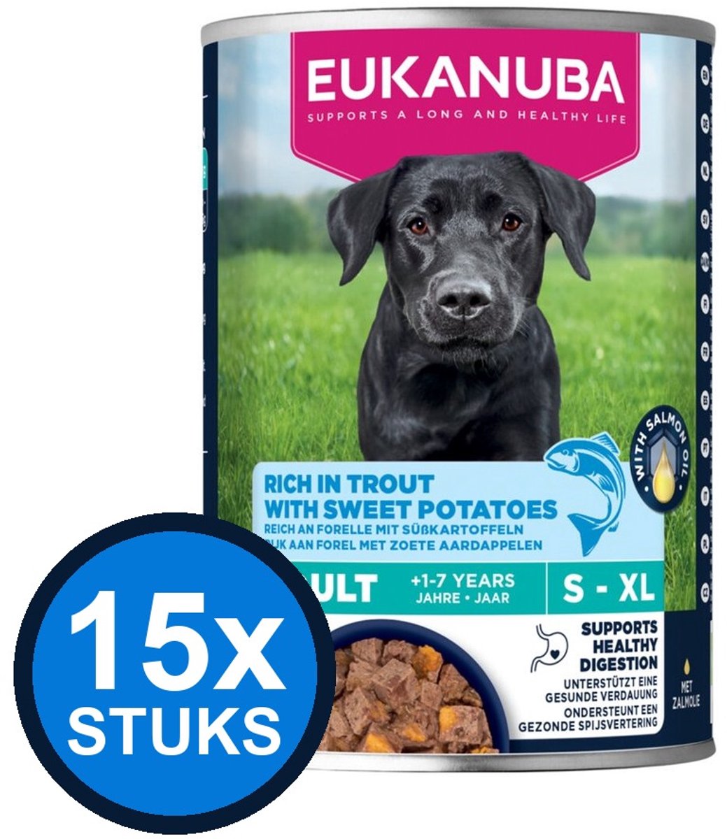 Eukanuba Eukanuba - Life Care Dog Wet Adult Trout & sweet Potato - Hondenvoer Natvoer - 400 g