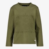 Unsigned jongens longsleeve shirt met opdruk groen - Maat 110/116