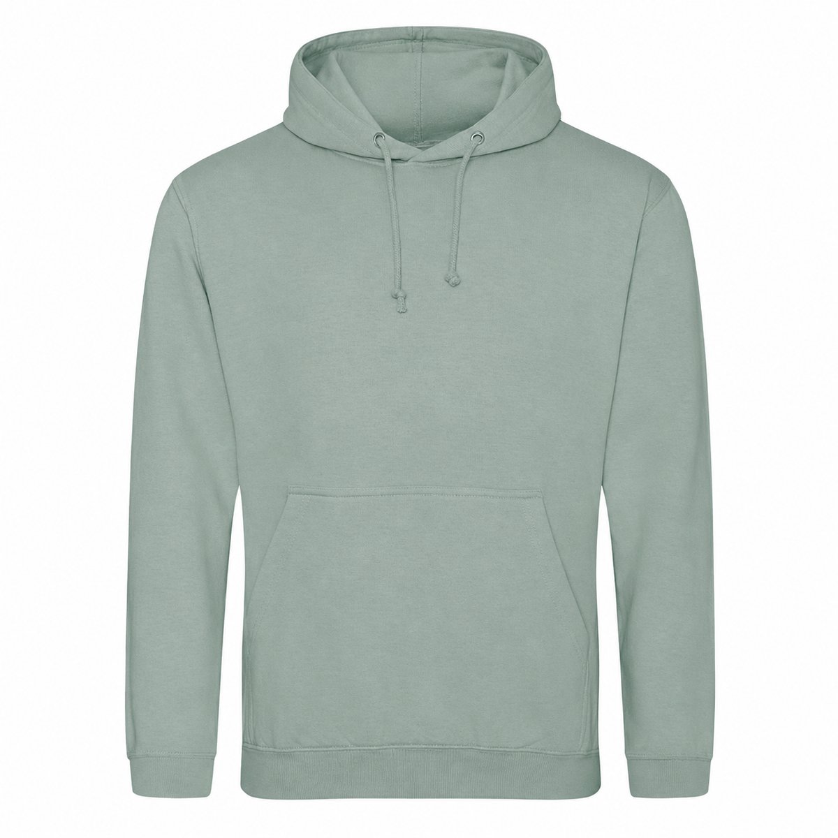 Hoodie Heren – Trui met Capuchon – Casual Sweater – 80% Katoen – Saliegroen - S