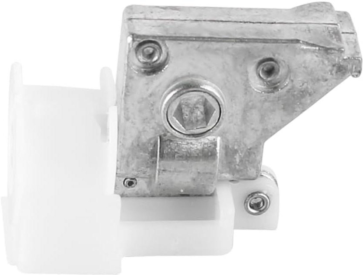 Jaloeziestang Kantelmechanisme - Raambekleding Controller - Jaloezieën Repareren - Metalen Tandwiel As - Voor 50 mm Lamellen - Zilver Wit