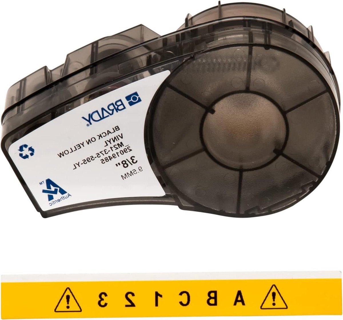 Vinyl Label Tape - Printer Labels - Industriële Labels Printen - Hecht op Ruwe Oppervlakken - 9.52mm x 6.4m