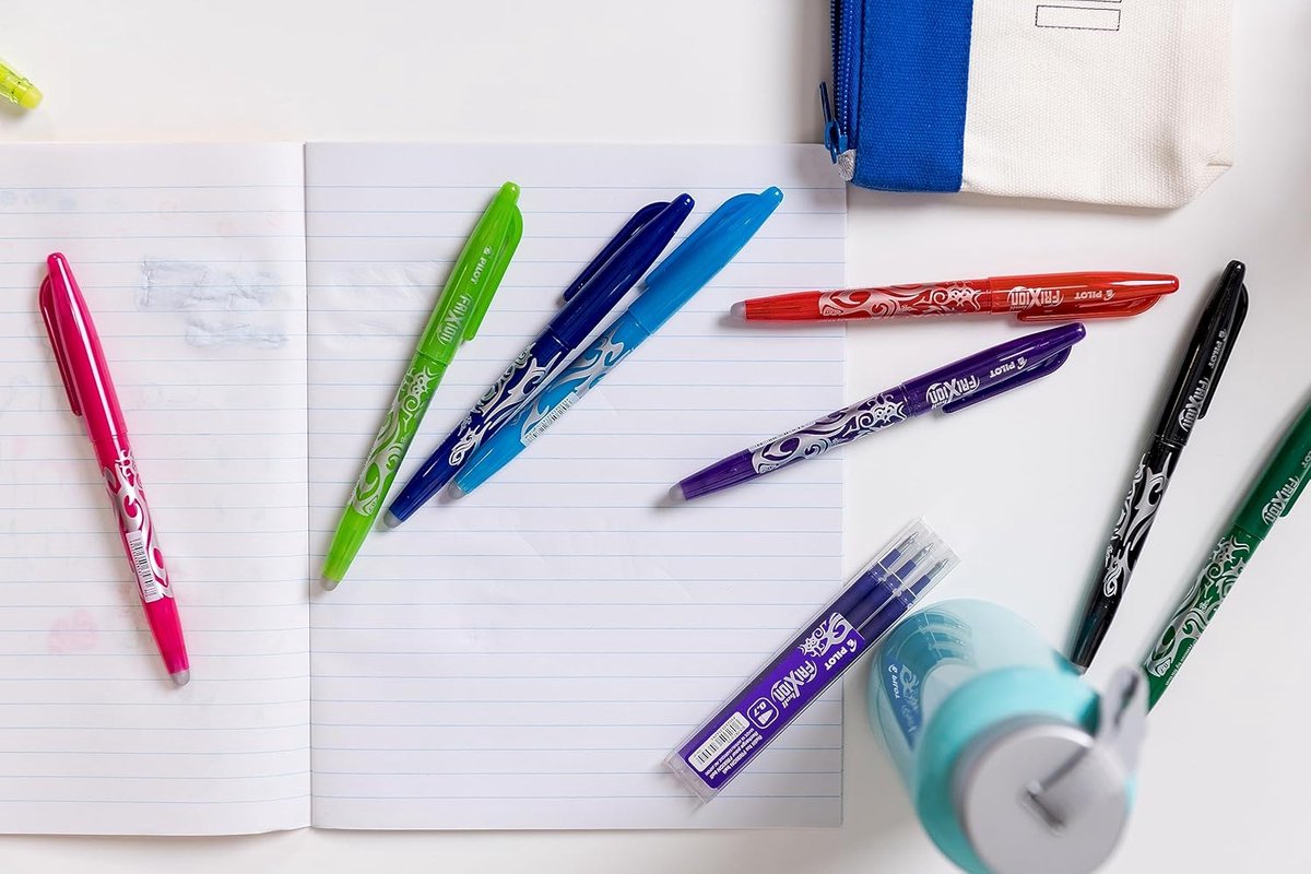 Rollerball Pen - Uitwisbare Pen - Fouten Corrigeren - Warmte-uitwisbaar - 0.5 mm - Lichtblauw