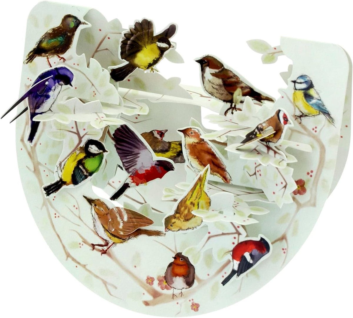 3D Wenskaart - Pop-up Kaart - Iemand Verrassen - Bewegende Delen - 157 x 184 mm - Veelkleurig