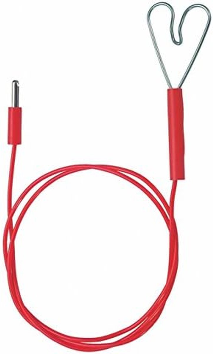 Hek aansluitkabel - Stalapparatuur kabel - Stalproducten aansluiten - Specifieke stekker - 1 stuk - Zwart