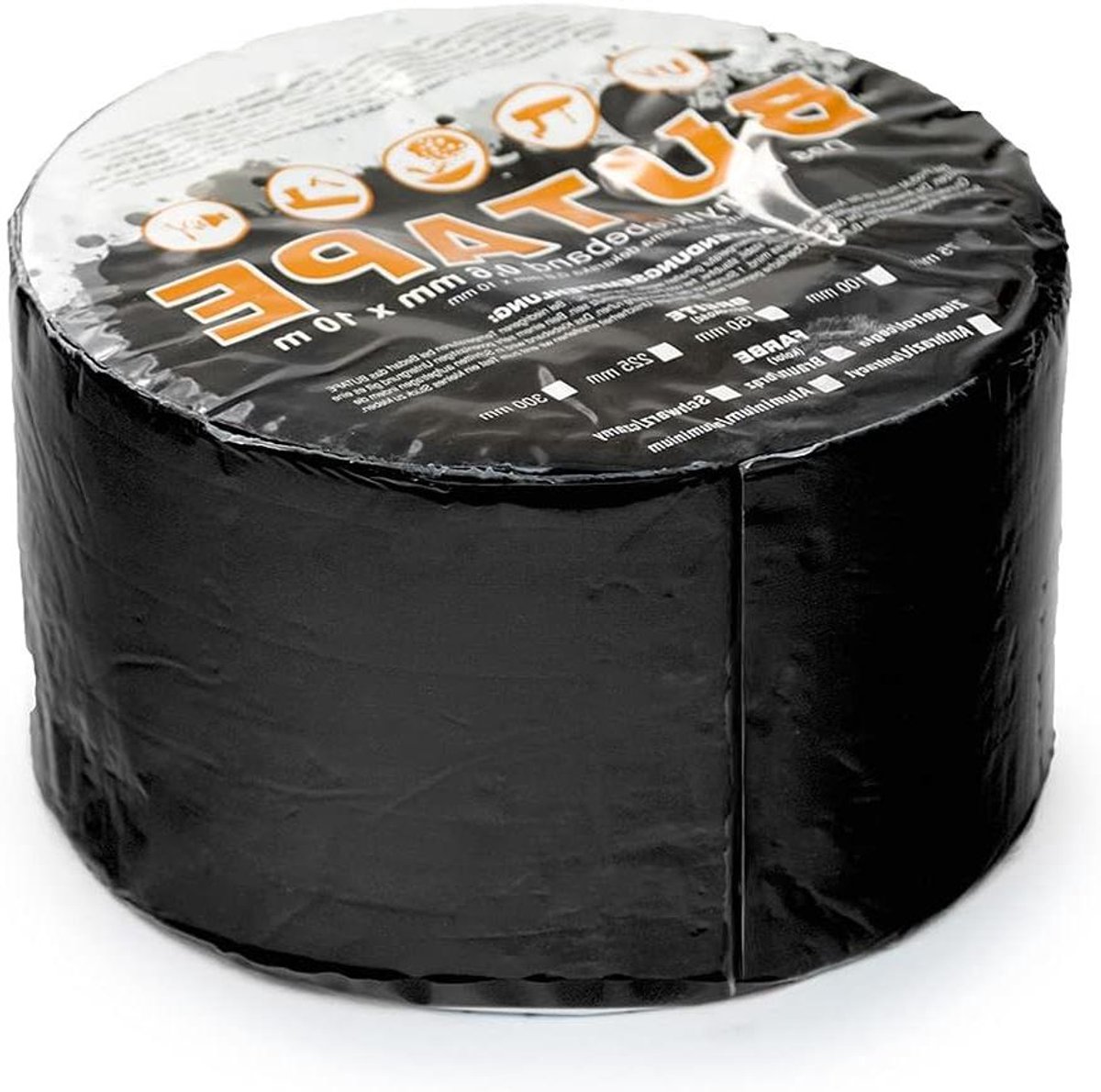 Dakbedekkingstape - Reparatietape Afdichtband - Dak Naden Dichten - Weerbestendig Uv-bestendig - 150 mm 20 Meter - Zwart