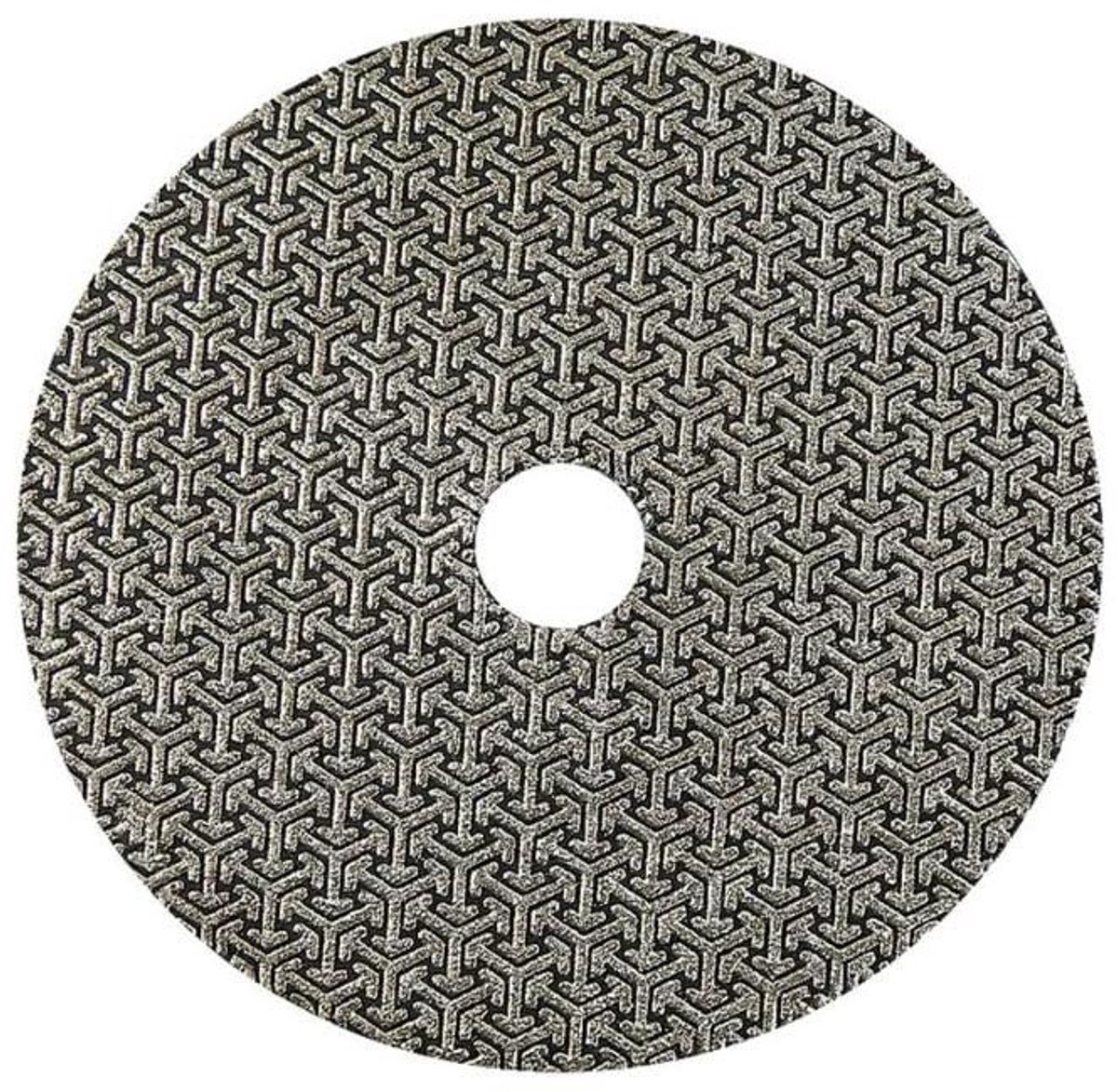 Diamant Slijppad - Polijstschijf - Metaal Polijsten - Gegalvaniseerd - 100 mm - Zilver
