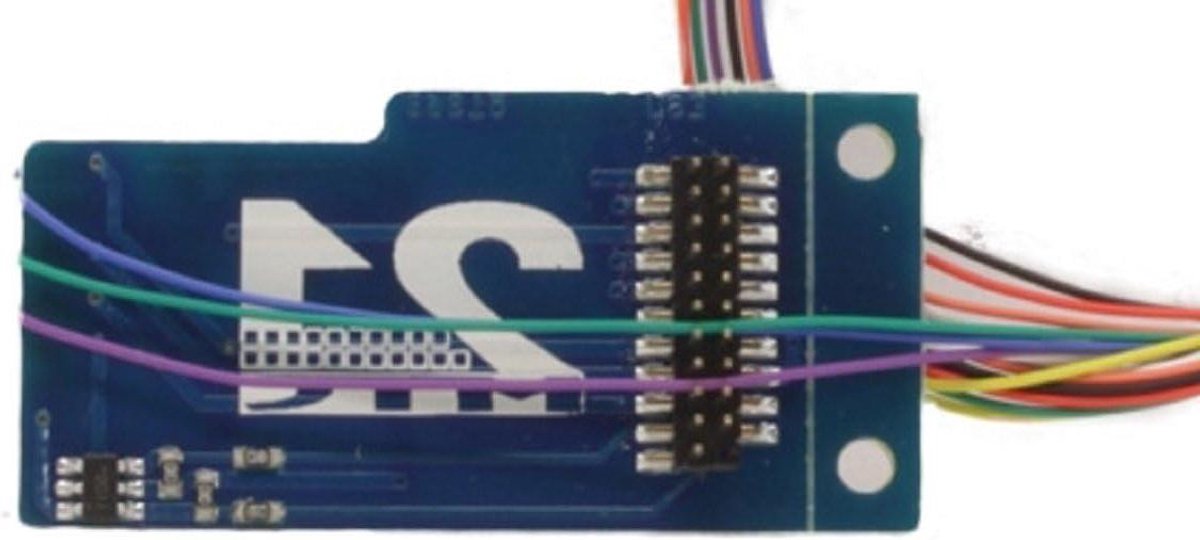 Adapterplaat - Decoder module - Modelspoor uitbreiding - 21MTC interface - 1 stuk - Zwart