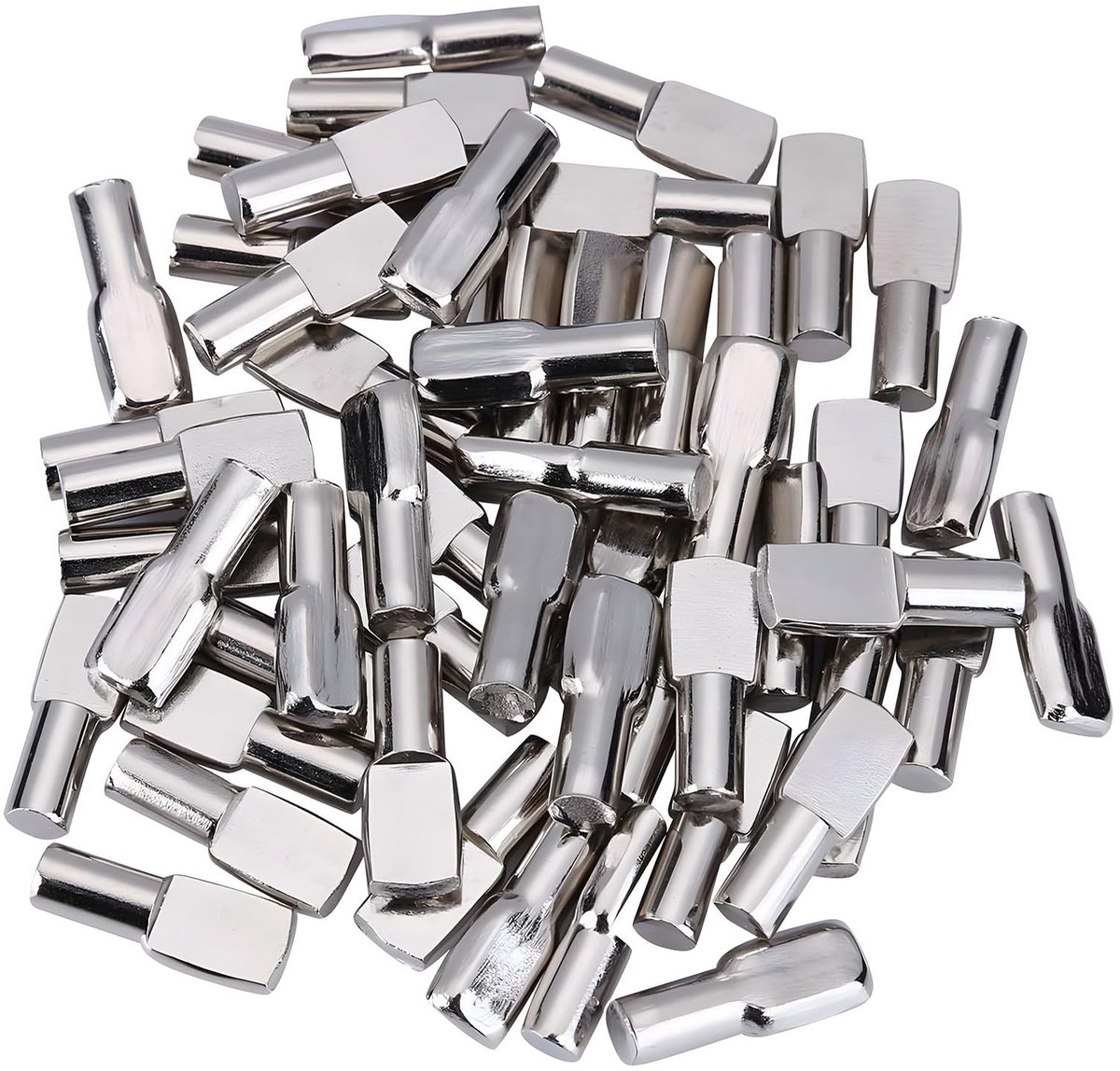 120 stuks plank pinnen, 5 mm plank steun haringen lepel vorm kast meubels