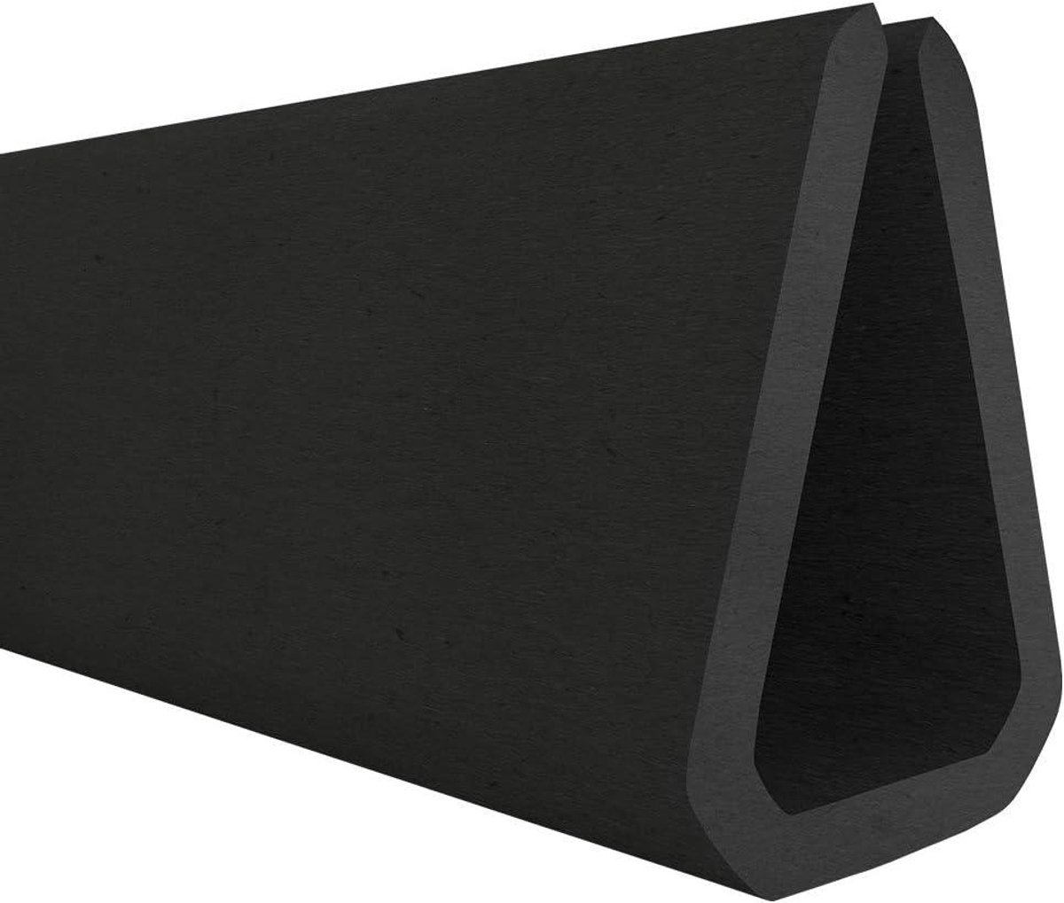 Rubberen Profiel - Randbescherming Afdichting - Rand Beveiligen - Weerbestendig EPDM - 3 Meter - Zwart