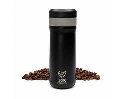 JOR Products® French Press - Koffiezetapparaat - Koffiebonen - Thermoskan - Camping - Reizen - Travel Mug - Espresso - Thee