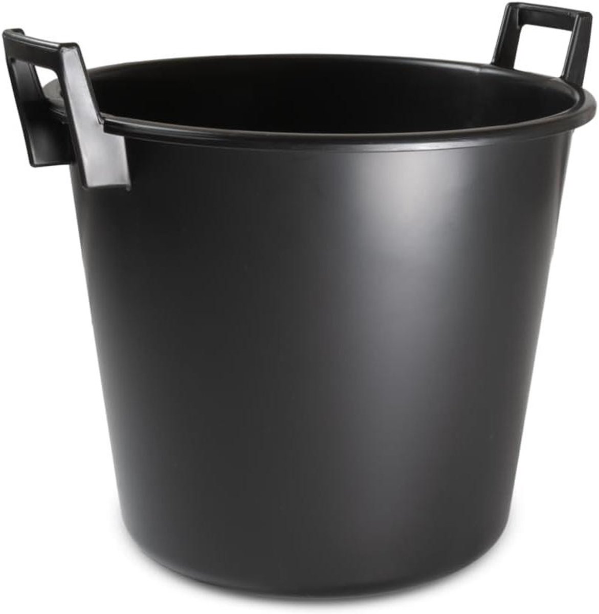 Bouwemmer Kunststof - Mortelbak PVC - Bouw en Tuin - Robuust Ontwerp - 40 Liter - Zwart