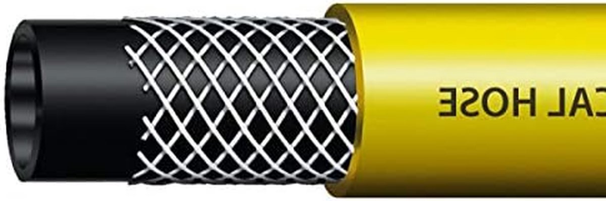 Tuinslang - Technische slang - Sproeien en bewateren - Hoge barstdruk - 50 meter - Geel