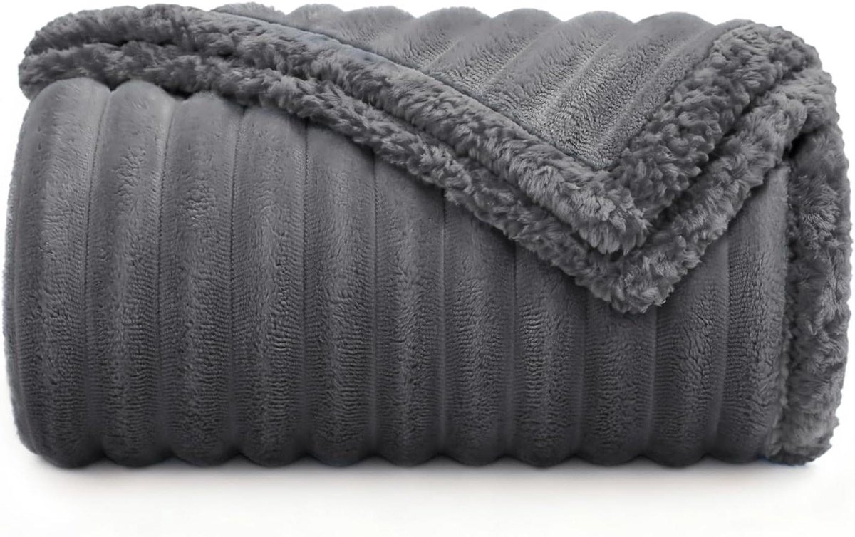 Hondendeken Waterdicht - Kattendeken Huisdierdeken - Meubels Beschermen - Dubbelzijdig Comfort - 71 x 102 cm - Donkergrijs