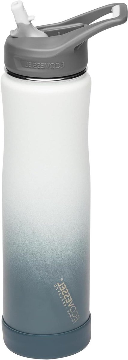 Sport Waterfles - Isolatie Fles - Hydratatie Onderweg - TriMax Triple Isolatie - 790ML - Zwart