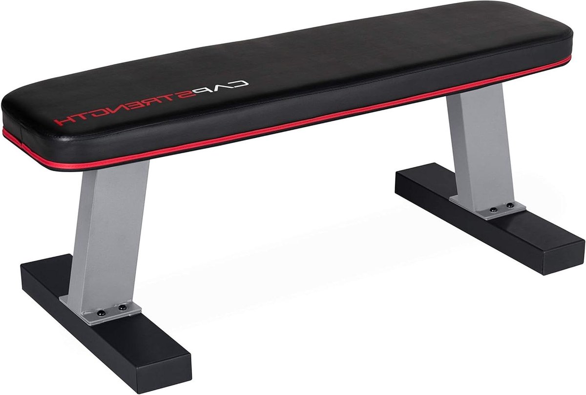 Fitness Bank - Trainingsbank Gewichtheffen - Kracht Training - Stevig Stalen Frame - 109 x 48 x 42 cm