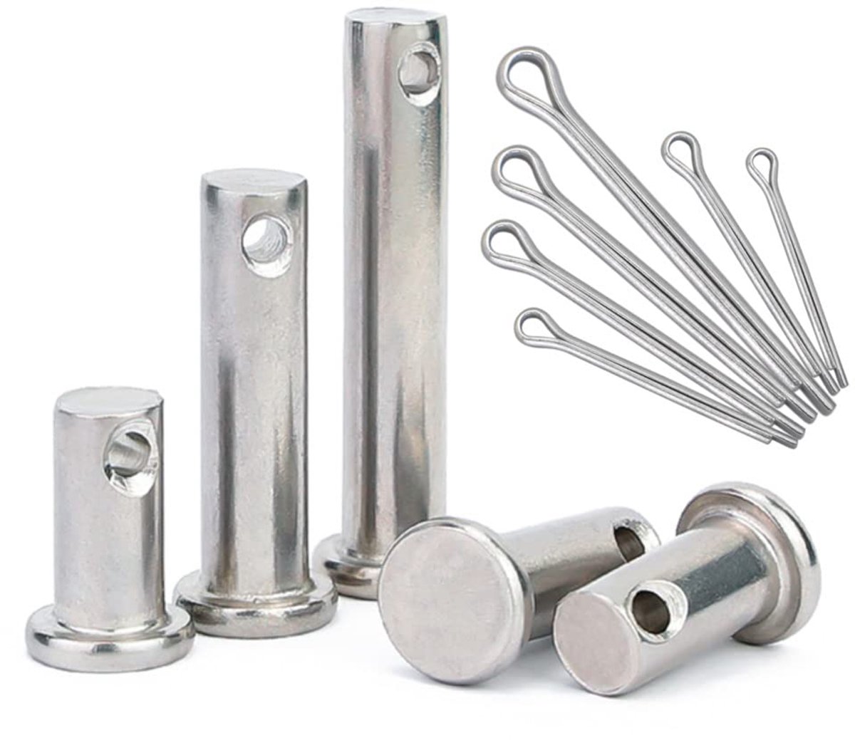 Splitpennen Set Roestvrij Staal (M10×110mm, 1 set)