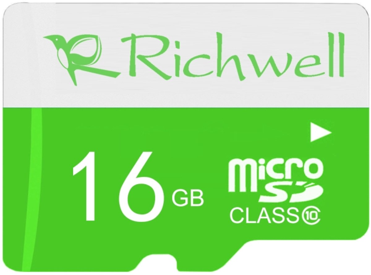 Richwell 16GB High Speed Class 10 Micro SD (TF) geheugenkaart