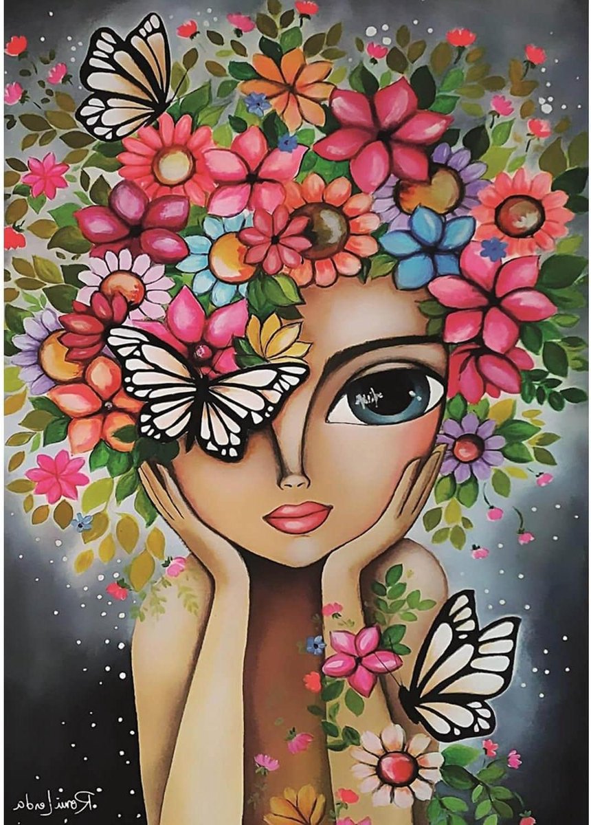 Legpuzzel - Puzzel 1000 stukjes - Ontspanning thuis - Kunstwerk Romi Lerda - 68 x 48 cm - Multicolor